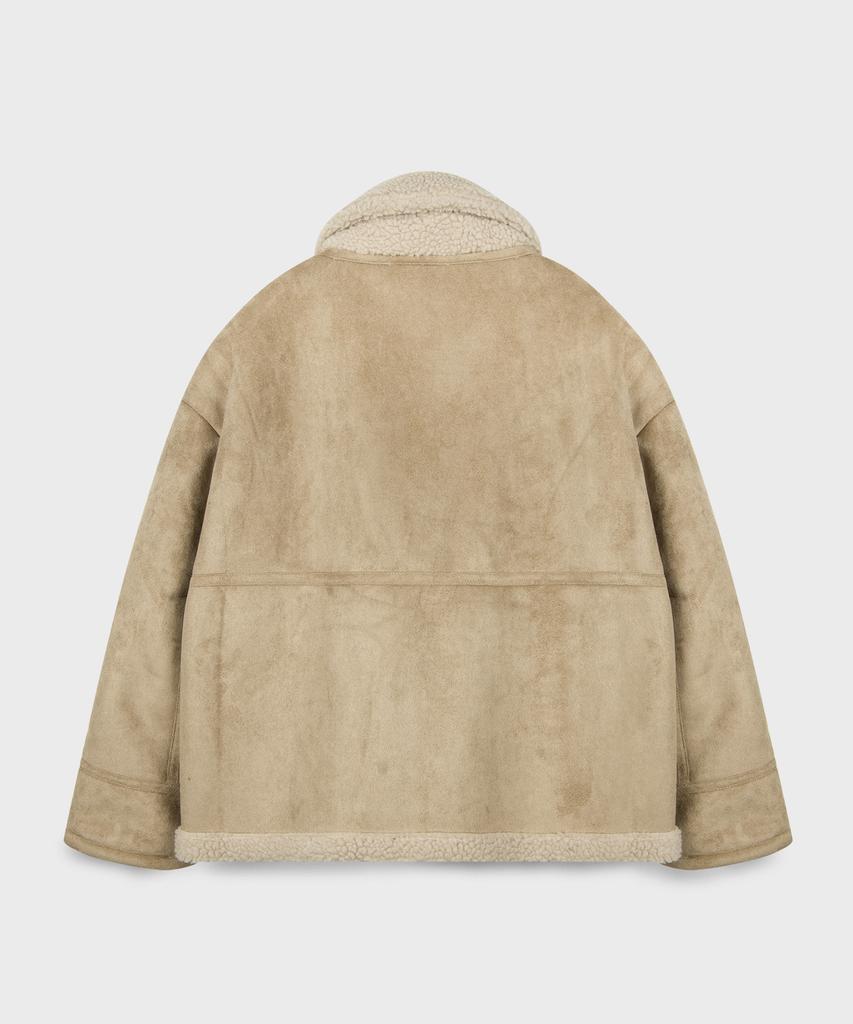 Куртка-свитер Place Studio Reversible Suede Oversized Shearling Shearling