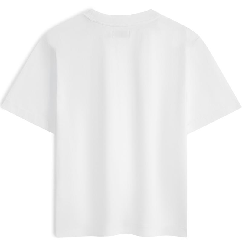 Calvin Klein Хлопковая приталенная дышащая футболка с короткими рукавами и логотипом, женские топы, ярко-белые 40WH113-YAA