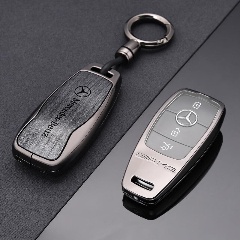SFX1 For Mercedes Benz A B C E Class GLS GLA GLK GLC CLS CLA AMG W176 W204 W205 W212 W463 Leather Car Remote Key Case Cover Shell