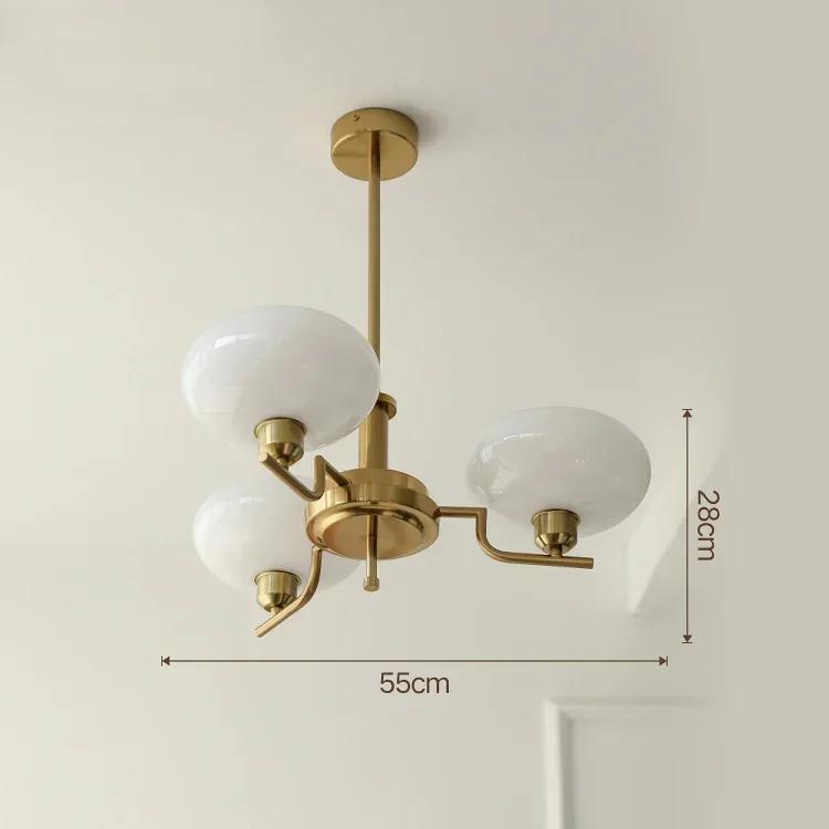 Bauhaus Средневековые светодиодные люстры Подвесной светильник Спальня Кабинет Гостиная Столовая Подвесной светильник Дизайнерский скандинавский ретро-светильник