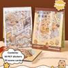 20Pcs/Book DIY Visual Stacking Sticker Capybara Landscaping Stickers  Children Gift