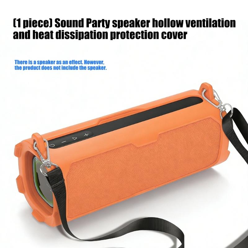 Мягкий Эластичный Силиконовый Чехол Для Кожи Для Sound Party Soundbox Сумка Через Плечо Покрытие 360 Градусов Легкий И Удобный Для Путешествий