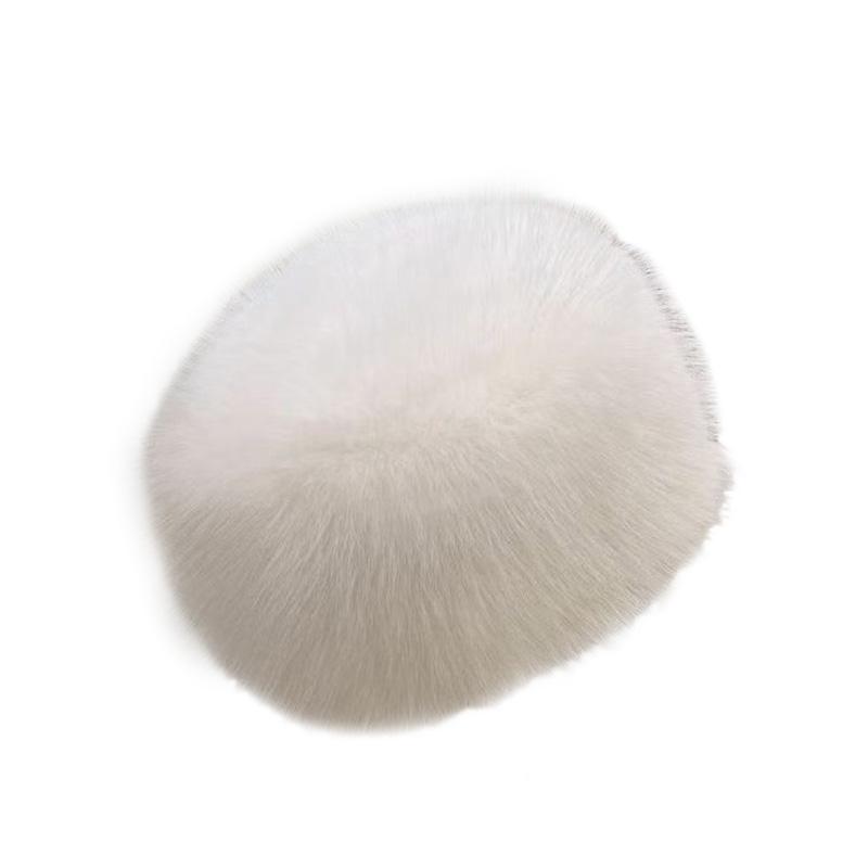 1 шт., защита ушей, толстая, теплая, зимняя, женская, модная, пушистая, плюшевая, шапка для катания на лыжах, искусственный мех