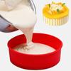 1Pc 10 Inch Round Silicone Cake Mold Silicone Mould Baking Forms Silicone Baking Pan for Pastry Cake