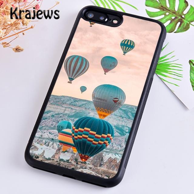 Krajews Арт с воздушным шаром Мягкий чехол для телефона для iPhone 17 Air 16 15 14 plus 11 12 13 pro max Plus coque Fundas