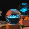 3D хрустальный шар, хрустальная планета, лазерная гравировка, глобус солнечной системы, астрономический подарок, подарок на день рождения, стеклянная сфера, украшение для дома