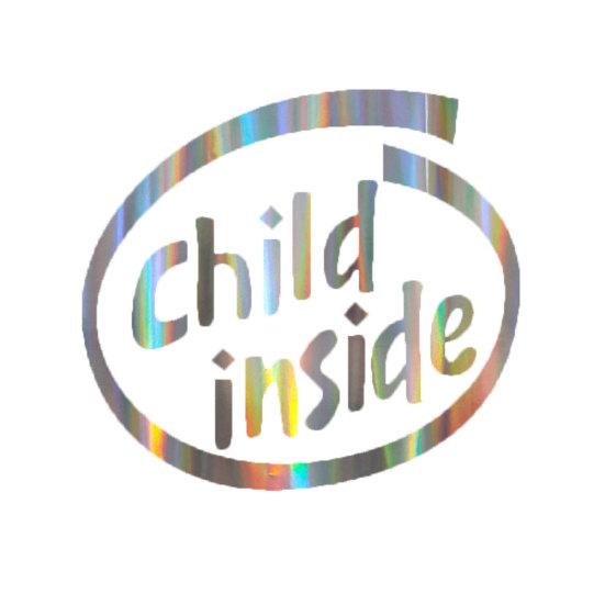 Красочное лазерное окно для тела ребенка в автомобиле, наклейка, светоотражающий предупреждающий знак, декор