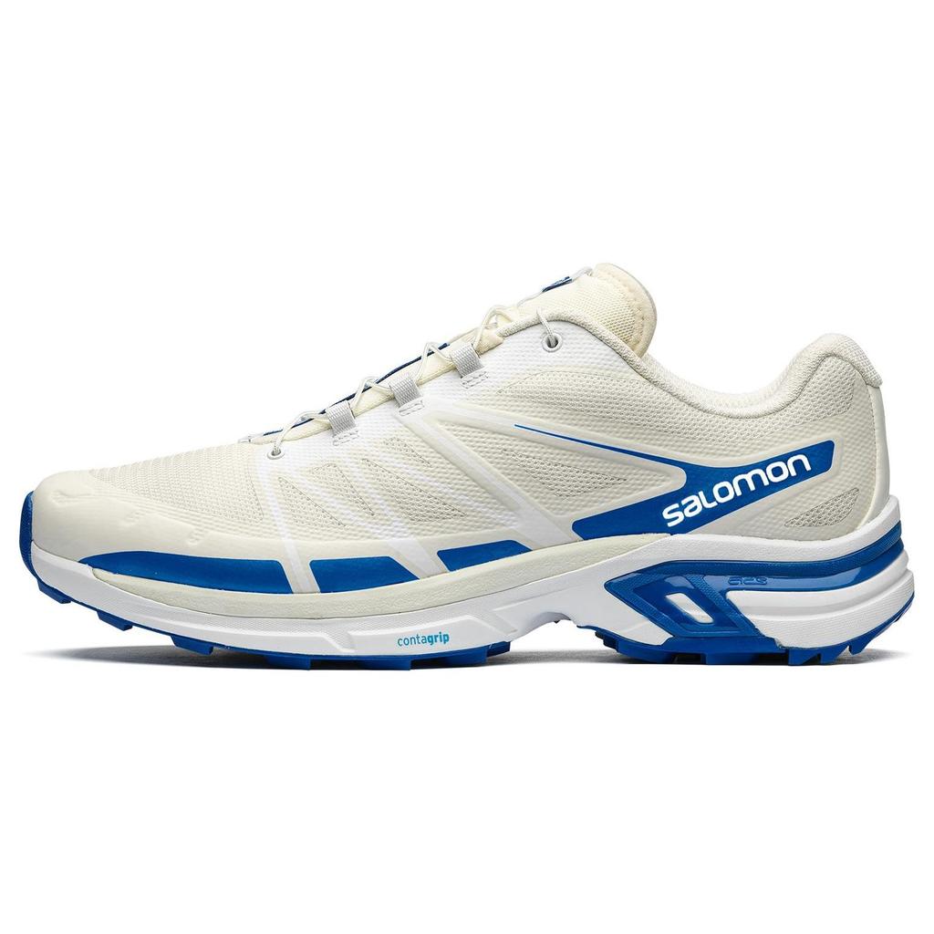 SALOMON Jjjound X Xt-Wings 2 Коллаборация Сетка Синтетическая кожа Низкий верх Повседневные Кроссовки для трейлраннинга Унисекс кроссовки Белый Синий 472548