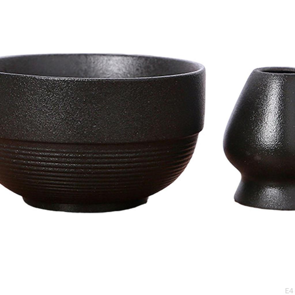 4 шт. Чаша для матча, бамбуковый венчик и держатель, чай для влюбленных, инструменты для церемонии