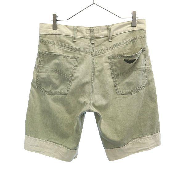 Armani Jeans Джинсовые шорты W30 синие Застежка на пуговицах Мужские Б/у