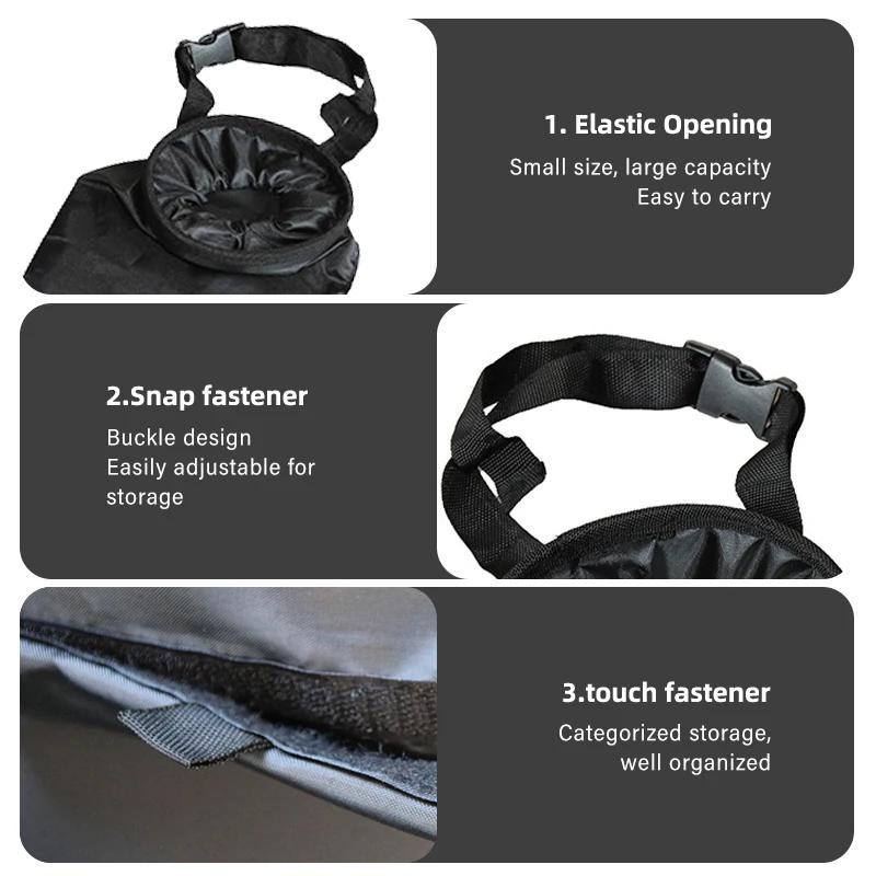 WVOSP1 Hot 2026 For Benz Car Seat Back Portable Trash Holder Hang Litter Storage Bag For Mercedes Benz W211 W124 W176 W177 C180 C200 C2