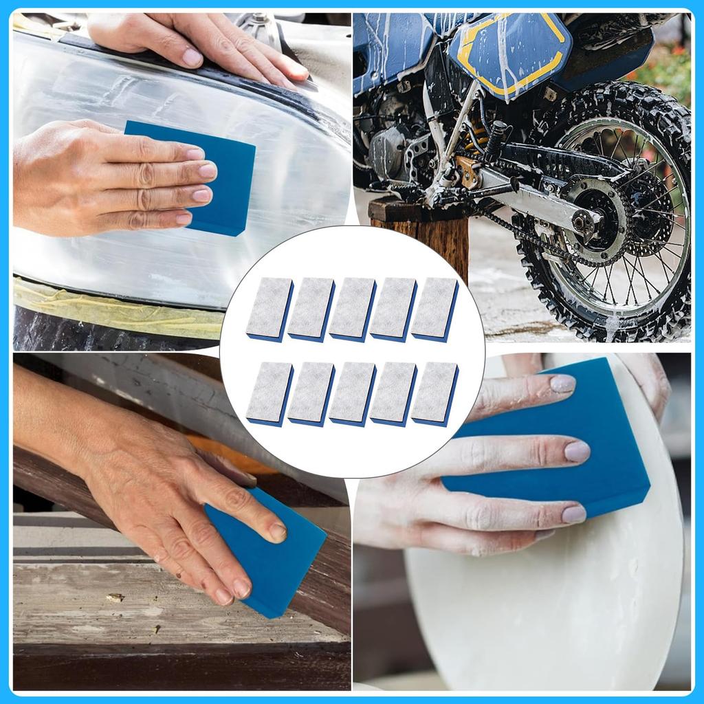 BLOOPIC Car Wash Sponge, Set of 10, , Dedicated for Applying EVA, Absorbent,