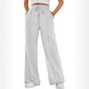 Womens High-Waisted Wide Leg Joggers Loose Fit Casual Pants With Drawstring Elastic Waist Comfortable Daily Wear