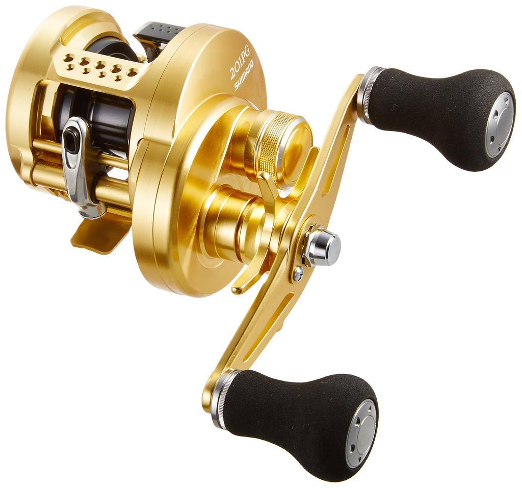 Shimano 15 Ocea Conquest 201PG Baitcasting Reel Suitable for Offshore and Sea Bream Fishing (Right Handle) - (Tai Rubber).
