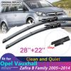 Для Opel Vauxhall Zafira B Family 2005~2014 2006 2007 2008 2009 2010 2011 2012 2013 Автомобильные щетки стеклоочистителя Лобовое стекло Автоаксессуары