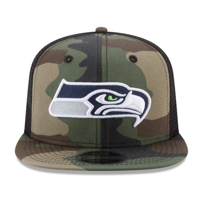 New Era 9Fifty Mesh Snapback Cap Seattle Seahawks Wood Camo