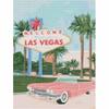 Diamond Painting Kit Las Vegas Sign and Vintage Car. DIY Diamond Art. Handmade Gift for Friends and Family. Home Decor Artwork (Full Round Drills)