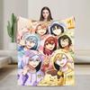 IDOLiSH7 Теплое Мягкое Одеяло Декоративное Плюшевое Постельное Белье Пледы С Принтом Домашний Декор Фланелевое Покрывало Чехол для Дивана-Кровати