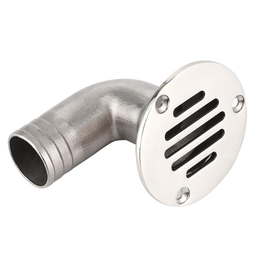 Marine Deck Drain 316 Stainless Steel 90 Degree Elbow Floor Drain 32mm for Boat Yacht
