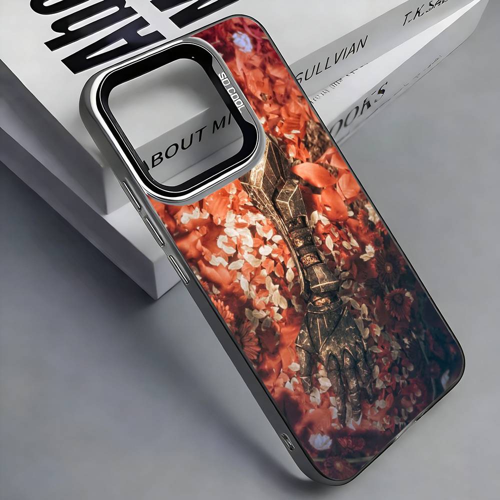 Чехол для телефона C-Clair Obscur Expedition 33 Для iPhone 17, 16, 15, 14, 13, 12, 11 Plus, Pro Max, Цветной Серебристый Funda Чехол