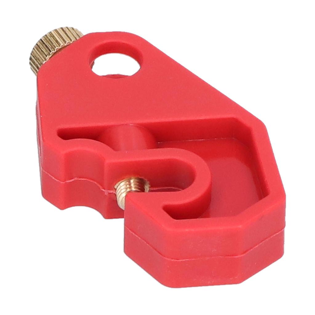 Circuit Breaker Lockout Air Switch Safety Keyless Lock 10mm0.4in Lockhole with Gold Screw Knob
