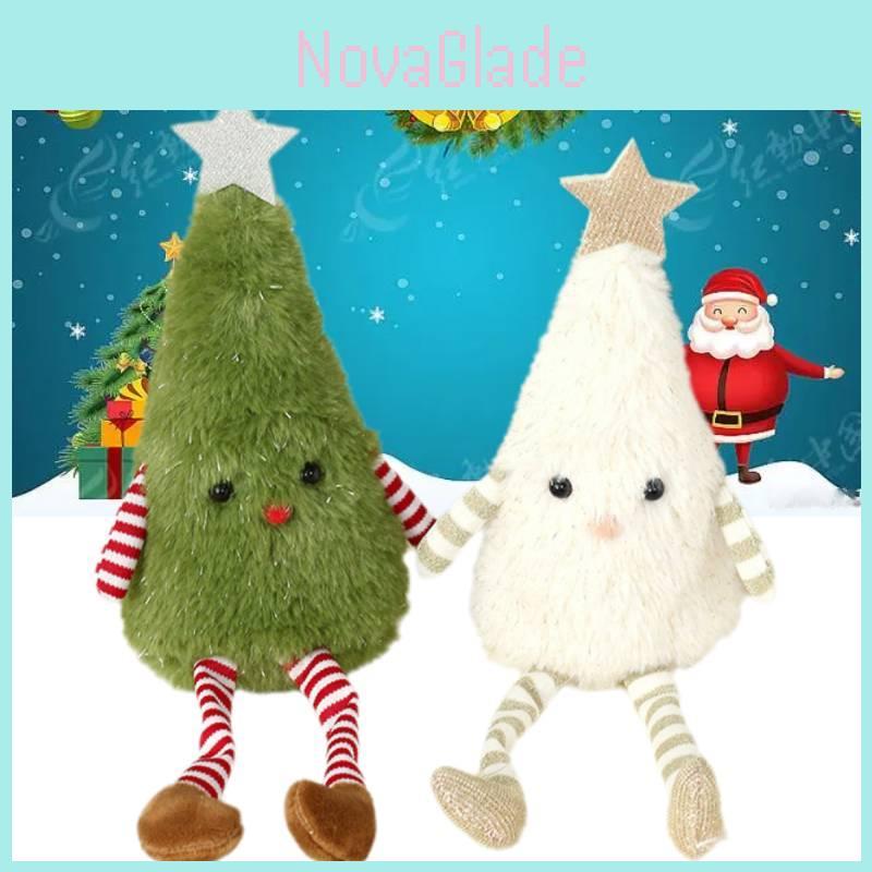 Adorable Plush Christmas Tree Doll Decoration For Home And Party Festive Decor