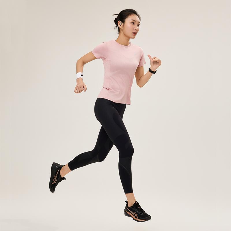 Asics Гель-Анкор Удобные Универсальные Низкие Кроссовки Женские Кроссовки Черные Розовые 1012B804-001