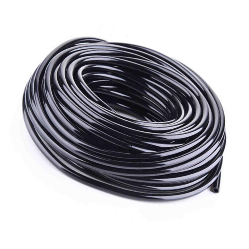 Drip Irrigation Tubing Black Distribution Line Water Hose Garden Watering Tube  for DIY Garden Irrigation System