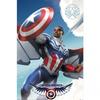 Captain America: Brave New World Flying Paper Poster