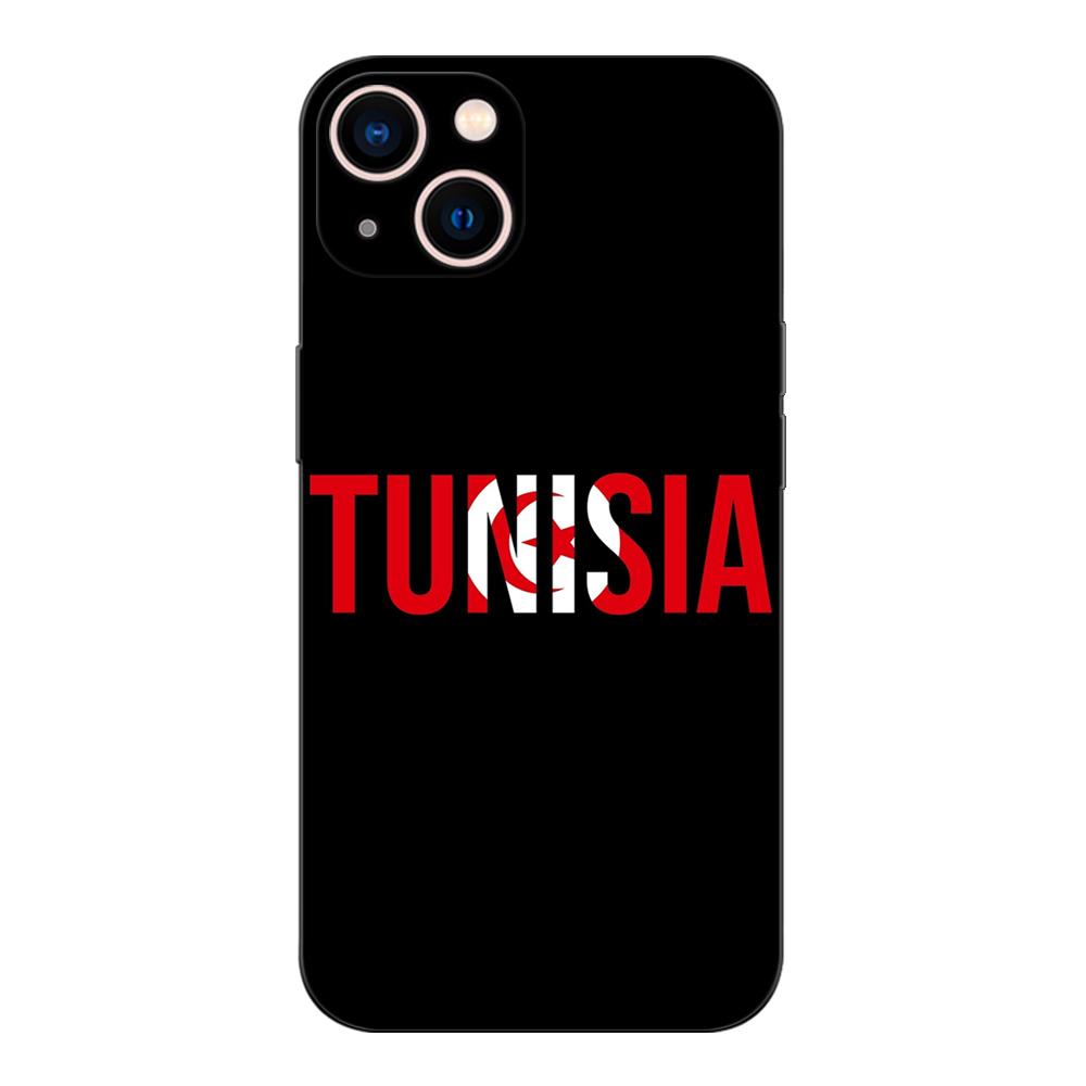 Черный чехол из ТПУ для Samsung Galaxy A03 SM-A035 A03 Core A03S A13 A23 LTE A33 A53 A73 4G 5G флаг Туниса