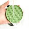 6PCS Protect Furniture Silicone Coasters with Holder Anti Scald Non-Slip Coasters for Drinks  Home