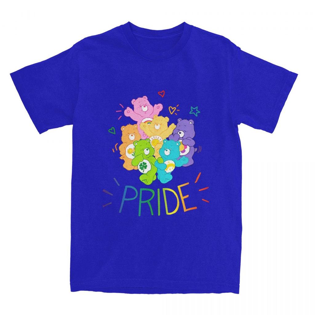 Rainbow Pride And Doodles Men Women's T Shirts Vintage Tees Short Sleeve Crewneck T-Shirt Cotton Plus Size Tops
