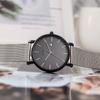 BUREI Men's Watch: Simple, Stylish, Popular Brand, Ultra-Thin, Lightweight, Analog, Waterproof, Quartz Movement, Black-Gray