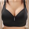 Women's Bra Without Steel Ring Thin Cup Soft Solid Color Underwear A/B Cup