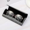 Fashion Pressure Resistant Portable Glasses Case Waterproof Retro Shiny Myopia Glasses Case Eye Storage Box Sunglasses Box