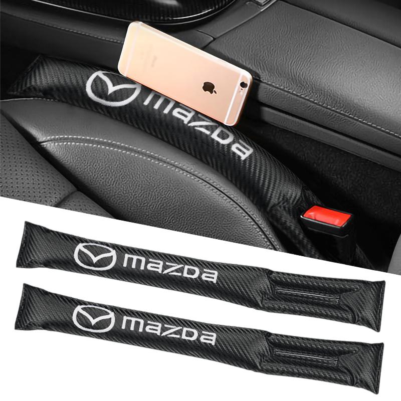 Накладки-заполнители зазора сиденья Mazda – Искусственная кожа PU, Герметичные автомобильные аксессуары для стайлинга для 2, 3, 5, 6, CX-5, CX-9, CX-7, CX-4, CX-3, CX-30