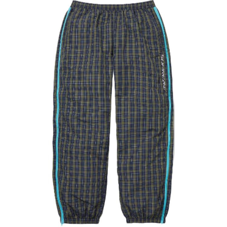 Supreme FW25 Plaid Warm Up Pant Knitted Sweatpants Unisex SUP-FW25-184