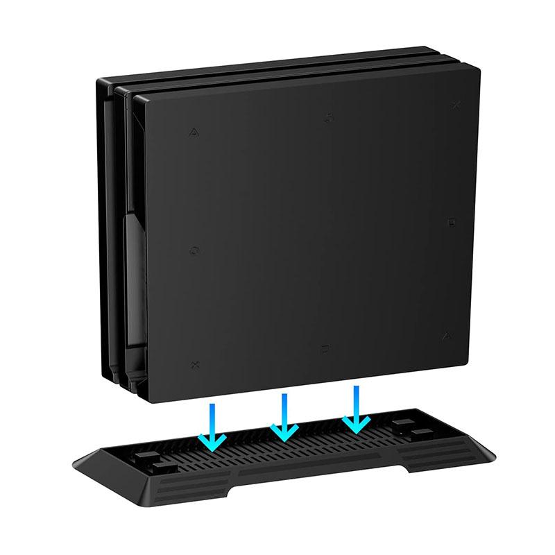 Game Console Host Base Stand for PS4/PS4 Pro/PS4 Slim Console Vertical Stand Mount Bracket Holder Cooling Bracket Accessories
