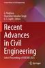 The Recent Advances In Civil Engineering : Select Proceedings of ERCAM 2021 : 265 Book