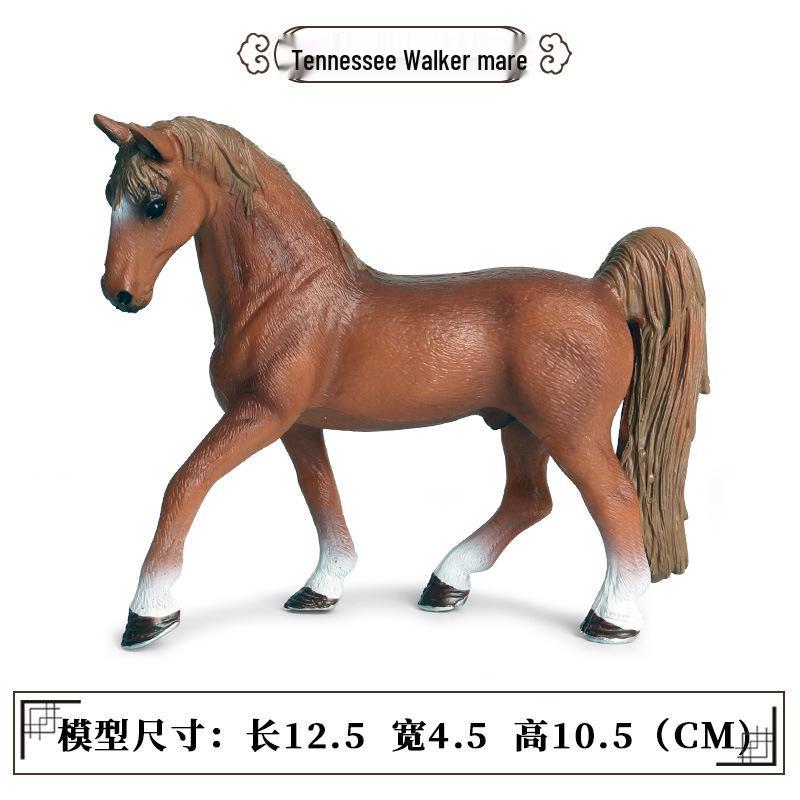 Трансграничное украшение для рабочего стола «Степной конь»: Черно-белая модель североамериканской дикой лошади