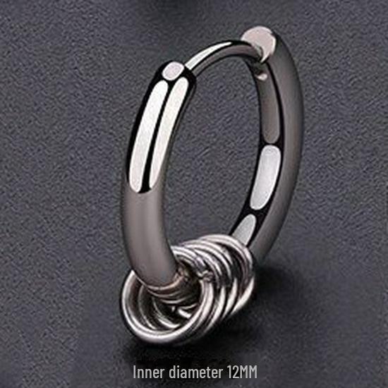Men's and Women's High-End Titanium Steel Earrings – No Fade, Simple and Stylish Set