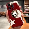 Модный Бильярдный Номер 8 Чехол для Телефона Для IPhone 17 Pro Max 15 Pro 16 14 Plus 12 13 Mini 11 Pro Ударопрочный Мягкий Чехол