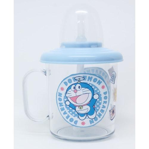OSK Cup Tumbler Mug, 210mm, Doraemon DORA, with Handle, Straw Cup for Kids, Made in Japan, S-5, Blue