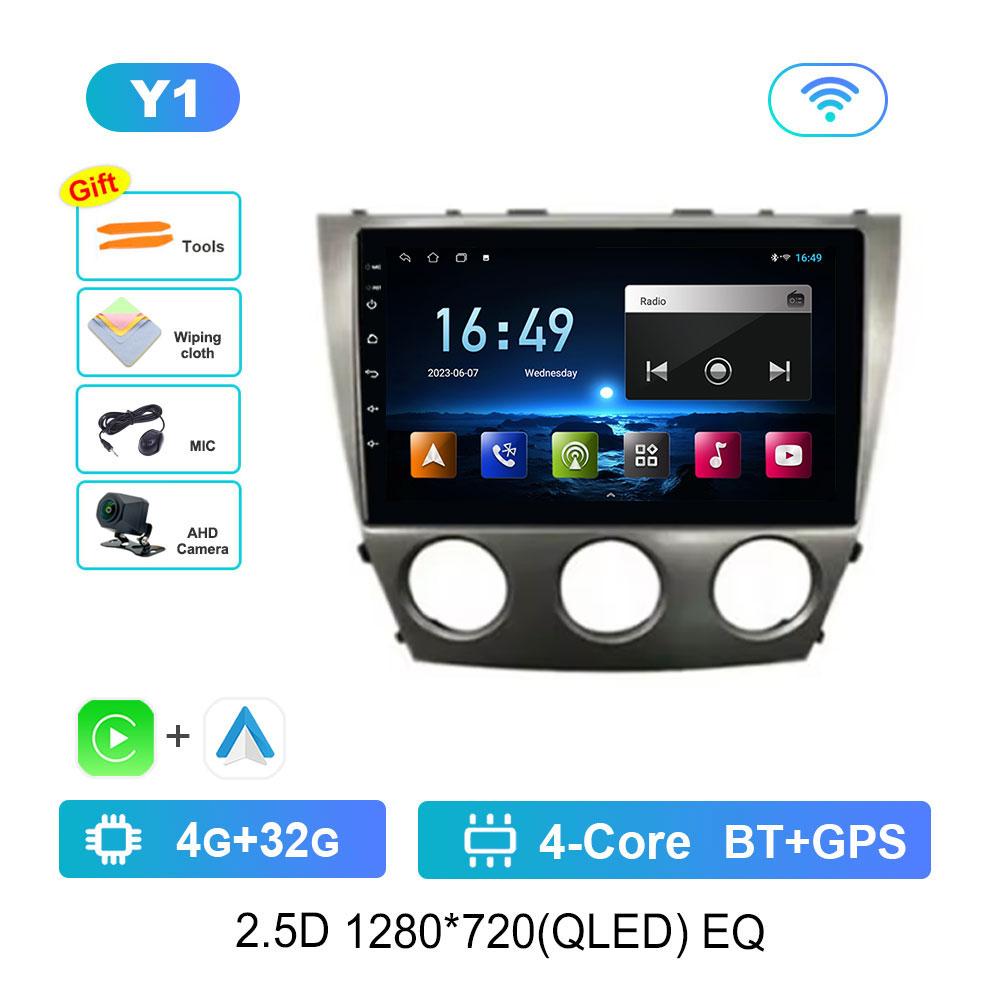 Android 14 WiFi для Toyota Camry 40 2006 - 2011 Навигация GPS Автомобильный видеомультимедийный проигрыватель 4G Bluetooth DSP Стерео Разделенный экран
