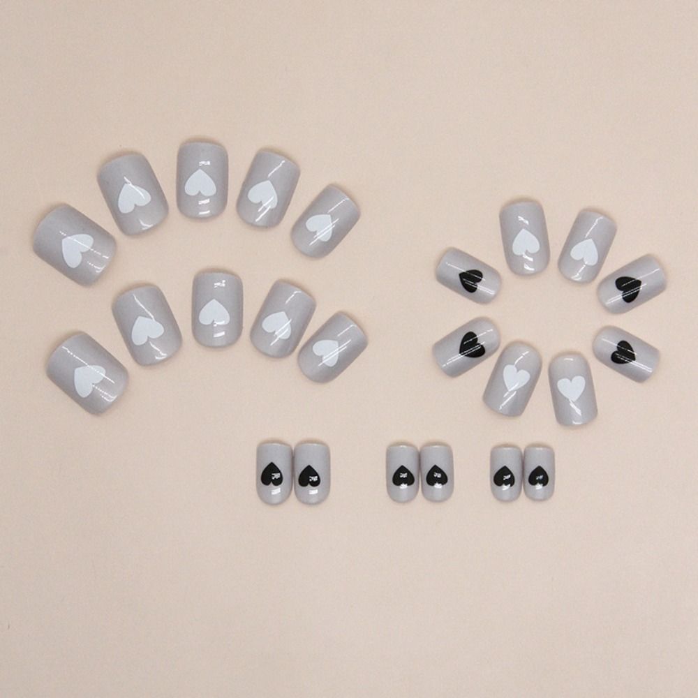 Love False Nails French Nail Tips Fashion Fake Nails  for Salon
