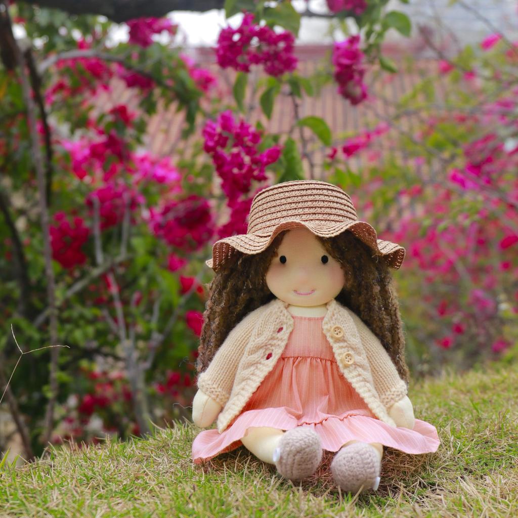 BlissfulPixie Waldorf Doll Handmade Doll Kristy 30 см Мягкая Девочка Милая Мягкая Игрушка Лучшая Кукла для Детей -