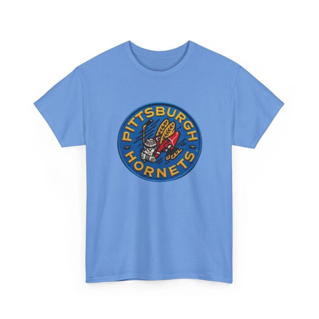 Pittsburgh Hornets Hockey 1961-62 Logo Printed T shirt Retro Sports Collectible