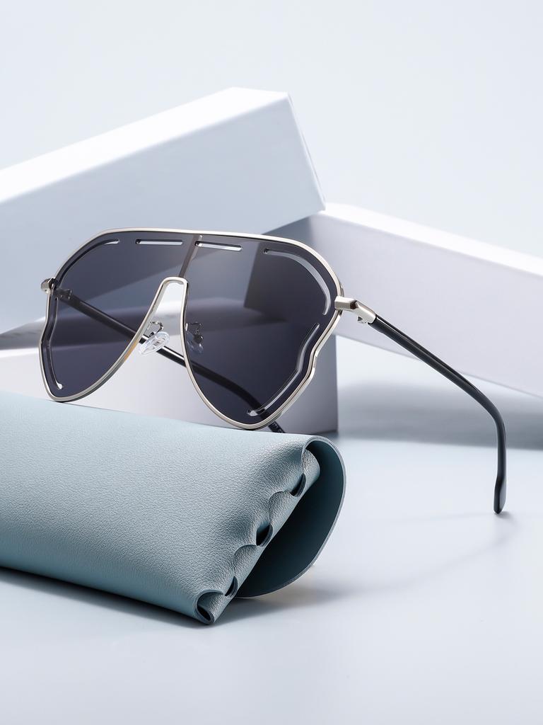 Цельные полые солнцезащитные очки Солнцезащитные очки Модные солнцезащитные очки для женщин