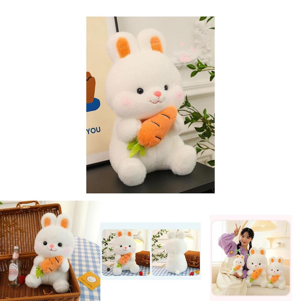 Adorable White Rabbit Plush Doll Soft And Huggable Great For Kids