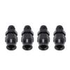 4PCS AN6 Adapter Male Thread Aluminium Alloy  age Proof with Brass Ferrule for Liquid Gas   Oil